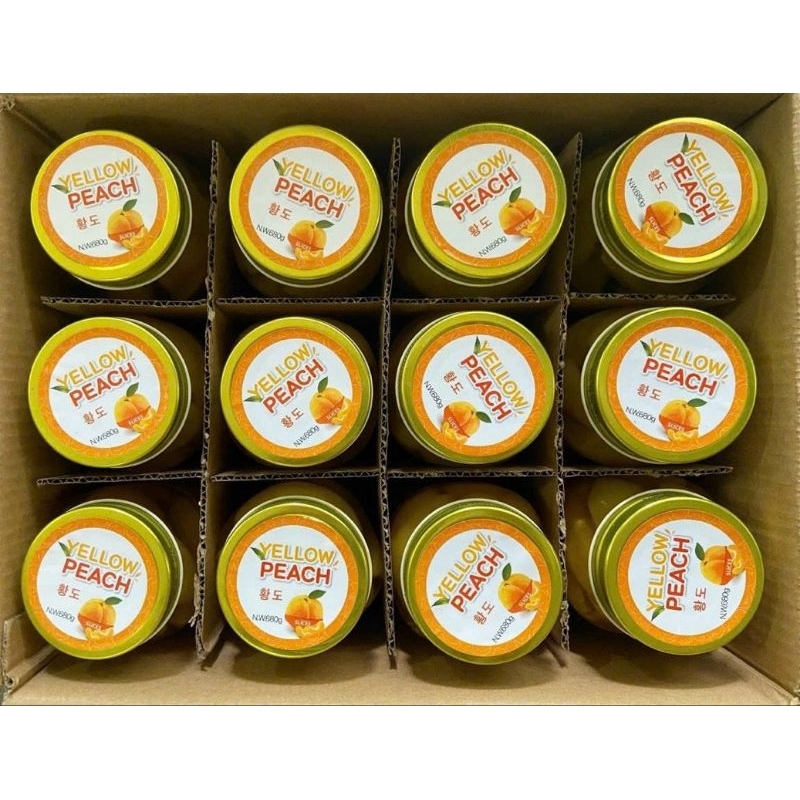 Đào Ngâm Hàn Quốc Hũ 680g