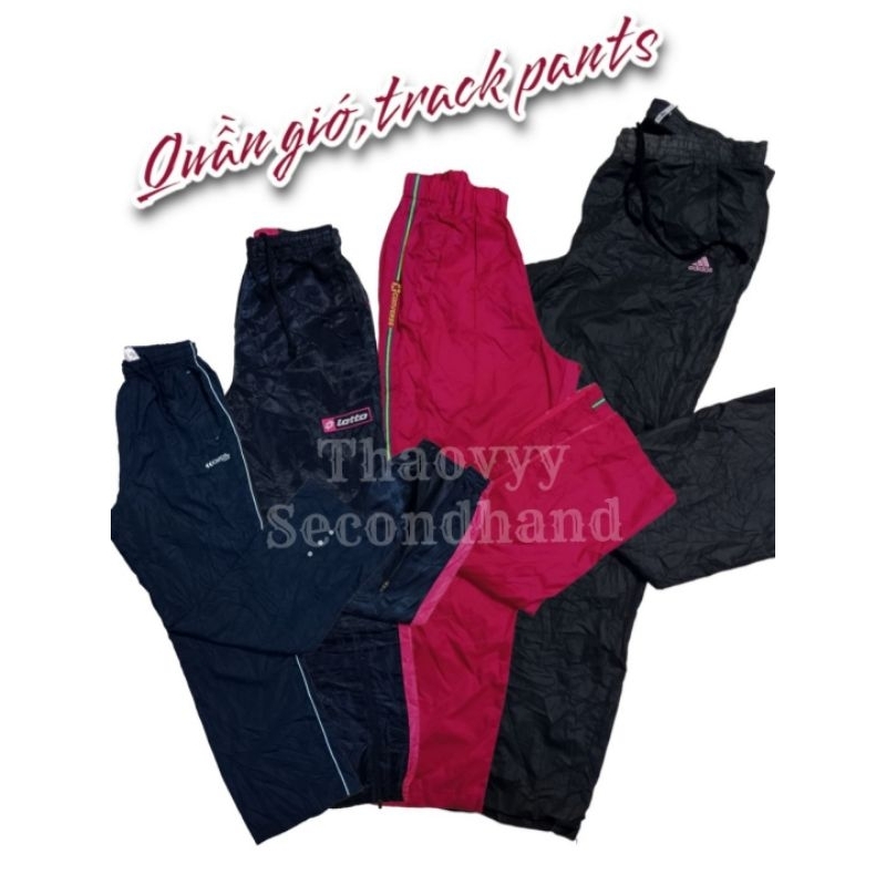 QUẦN GIÓ, TRACKPANTS 2hand