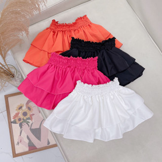 ÁO ỐNG VOAN TẦNG HAI LỚP NHÚN XÒE CÚP NGỰC