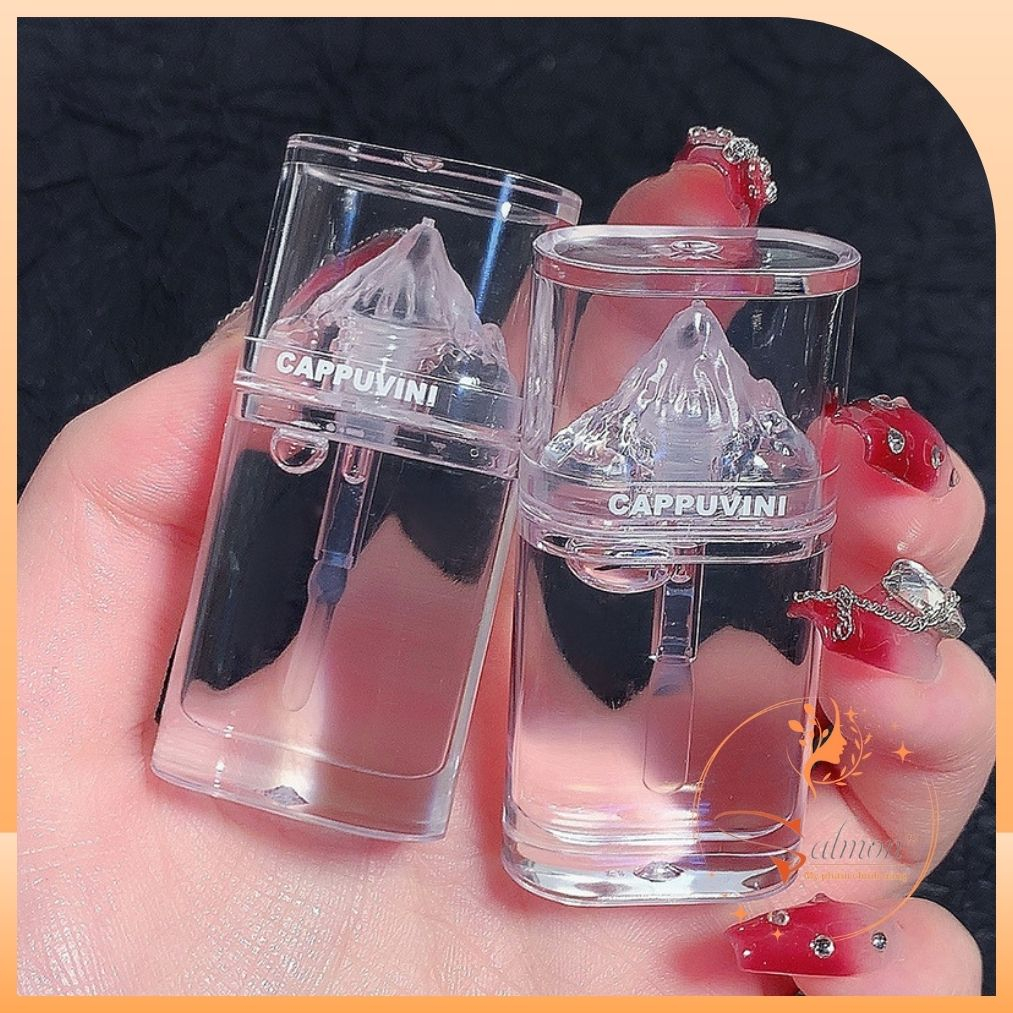 Son Tint Bóng Núi Tuyết Siêu Lì CAPPUVINI CP137 Light Sensitive Jelly Lip Oil, Son Núi Băng Hottrend- Hàng Nội Địa Trung