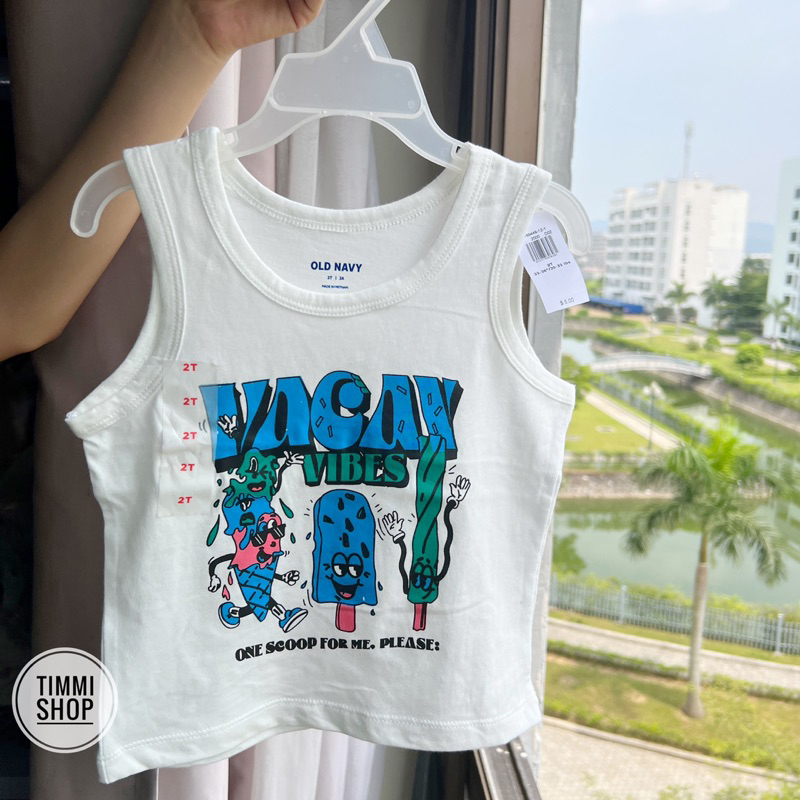 Áo Ba Lỗ Bé Trai Cotton Mềm Mại Hãng Oldnavy Dư Xịn Áo Sát Nách Cho Bé Trai 1 Đến 5 Tuổi