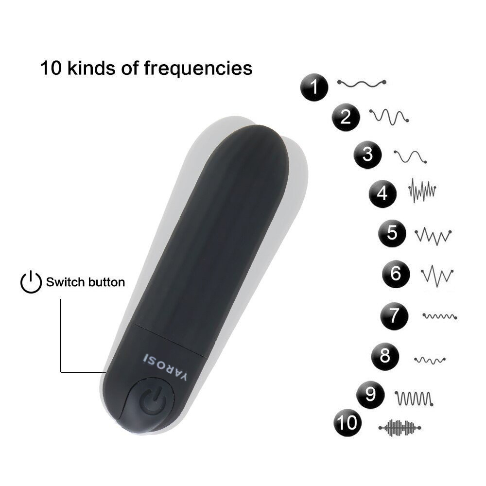Máy massage rung 10 chế độ, dụng cụ massage mini loại bỏ quầng thâm mắt, bọng mắt dành cho nữ và nam - YAROSI