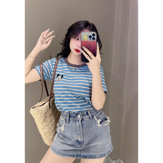 Áo phông thêu micky hàng QC