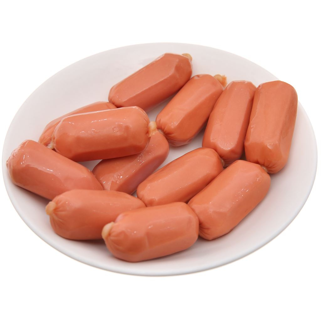 Xúc xích Cocktail xông khói hãng CP chiên rán, thả lẩu tiện lợi túi 250g , 500g  ship hoả tốc HN