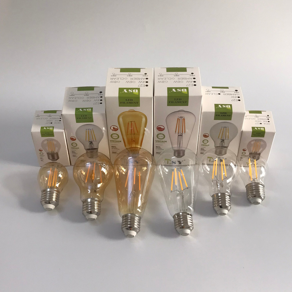 Bóng đèn led edison G45 A60 ST64 G95 bóng đèn trang trí nhà hang quán cà phê trang trí nội thất