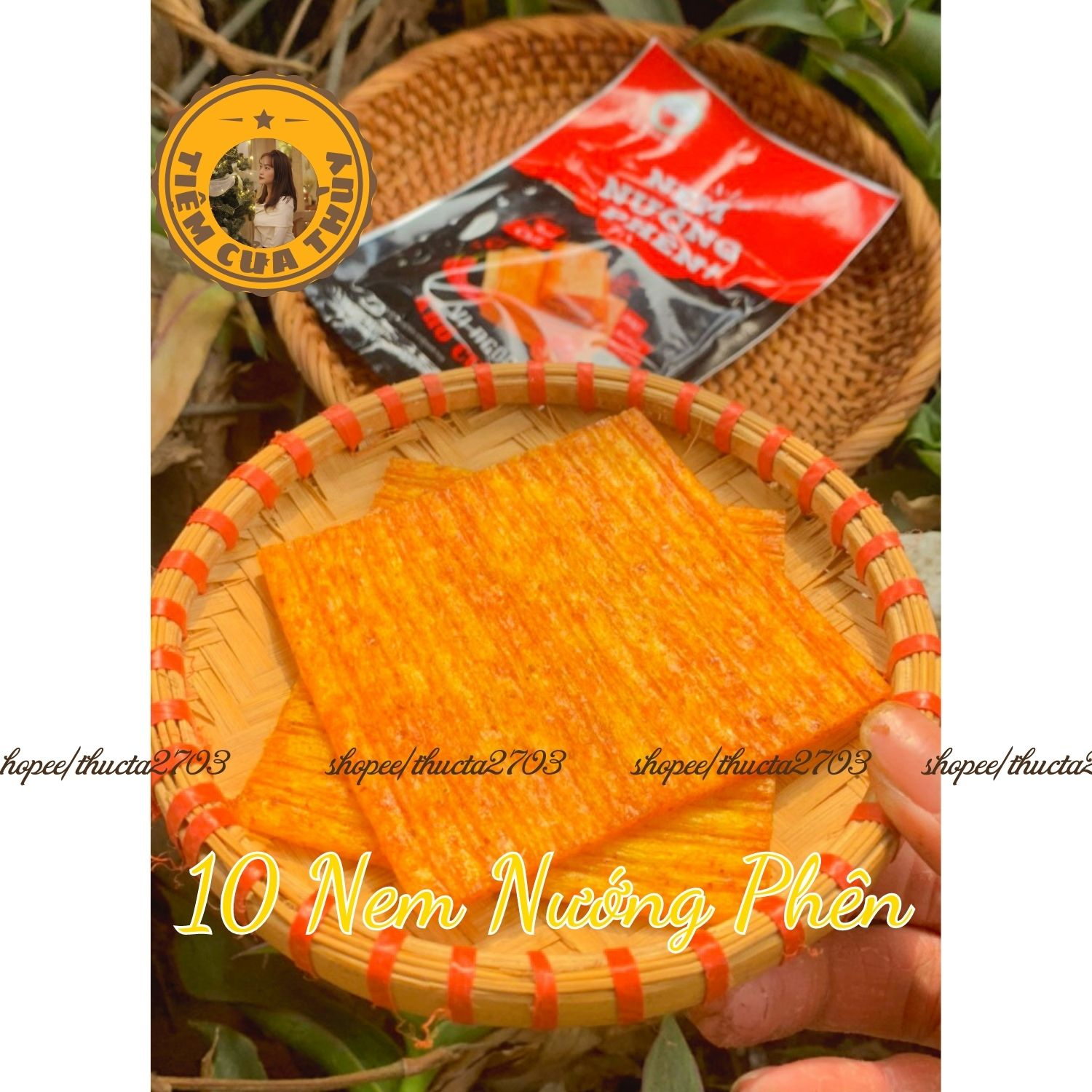 Combo TỐI HẬU THƯ : Khô Gà, Khô Bò, 10 Thịt Nướng Tảng, 10 Mì Sốt, 10 Nem Nướng Phên ,5 Bánh Trứng Chảy Bà Tuyết Diamond