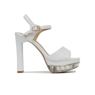 [HCM] Giày Sandal Cao Gót Hạnh Dung HD27169BI ( Màu Kem - Đen - Nâu - Trắng )