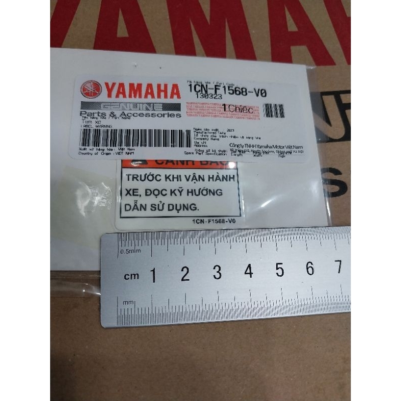 Tem cảnh báo 1CN KHÁCH HÀNG XEM KỸ SP TRƯỚC KHI CHỌN.