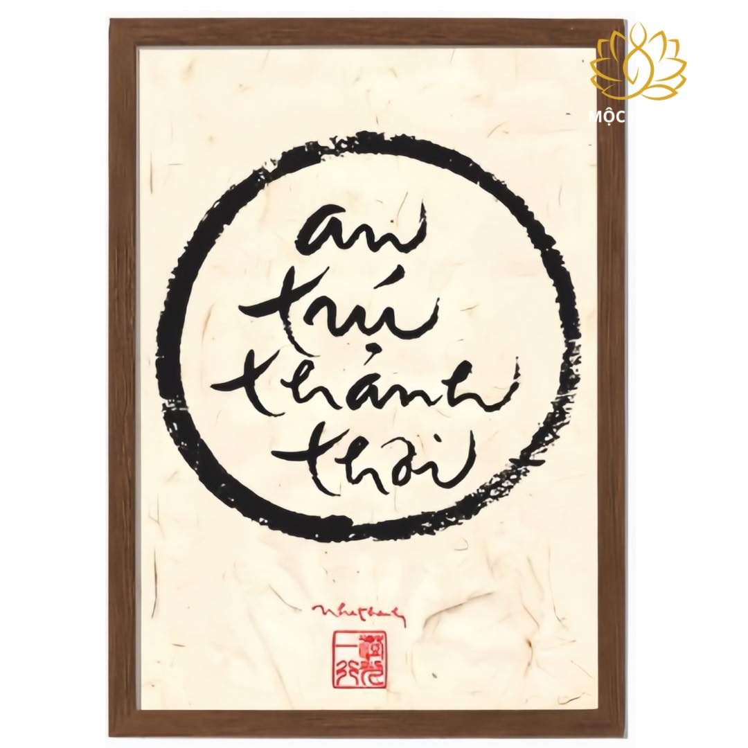 Tranh thư pháp Thiền sư thích nhất hạnh