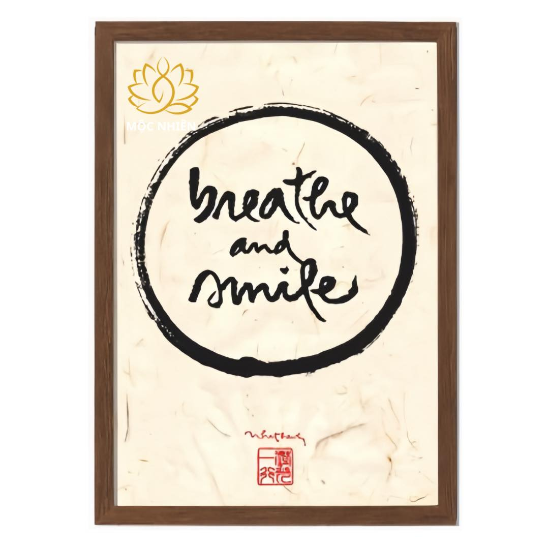 Tranh thư pháp Thiền sư thích nhất hạnh