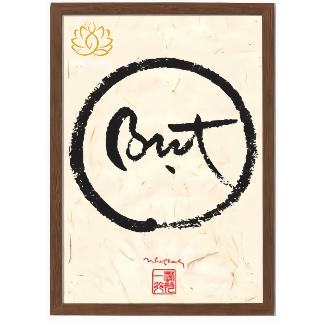 Tranh thư pháp Thiền sư thích nhất hạnh