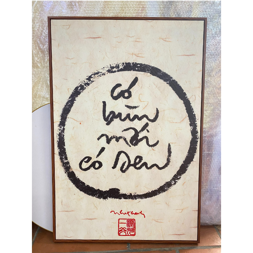 Tranh thư pháp Thiền sư thích nhất hạnh