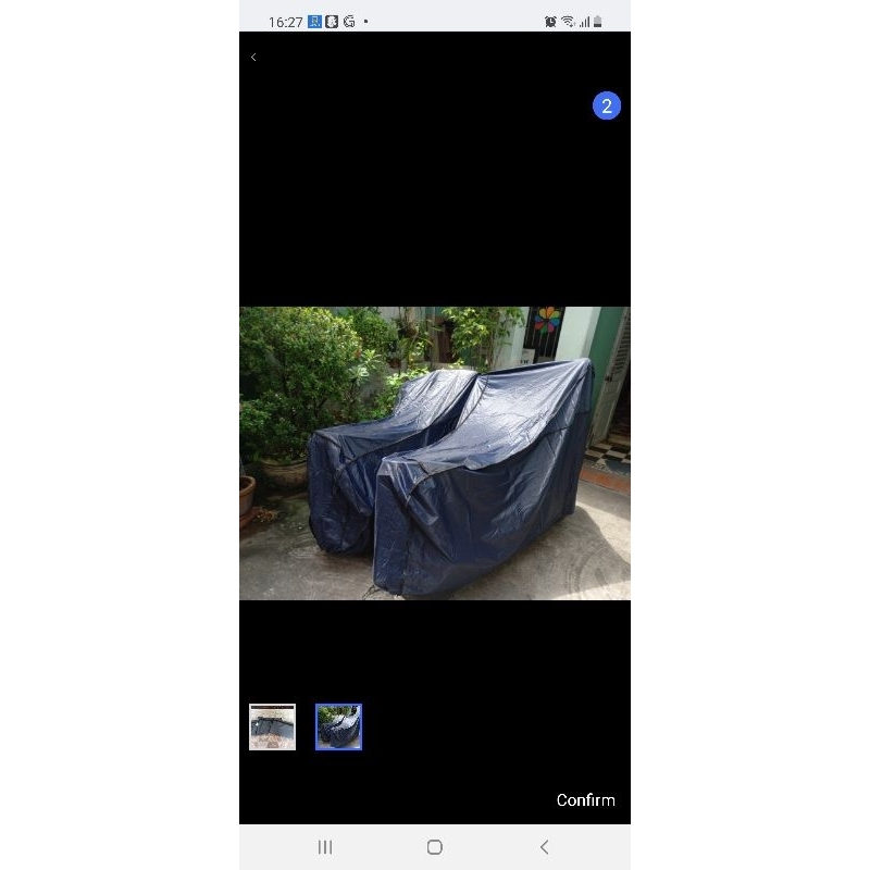 Bạt Trùm xe máy Vải CAO CẤP 2 MẶT chống nóng xe  hiệu Offix