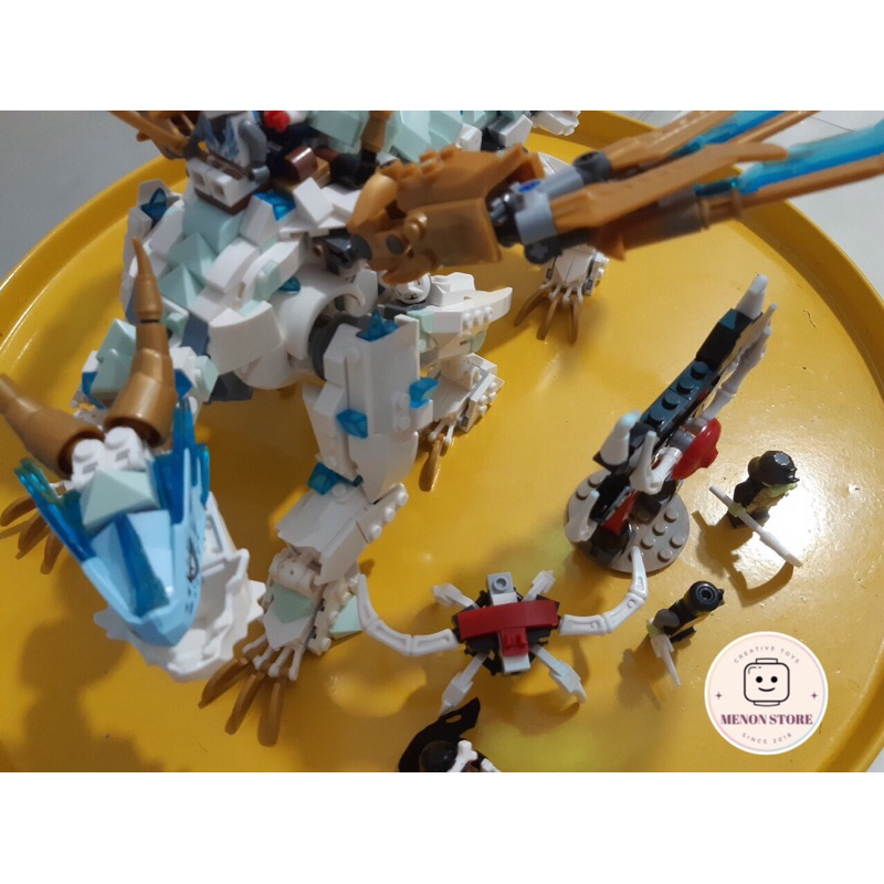 Đồ chơi lắp ráp Ninja Go 7106 67003 71786 Rồng băng của Zane - Xếp hình thông minh