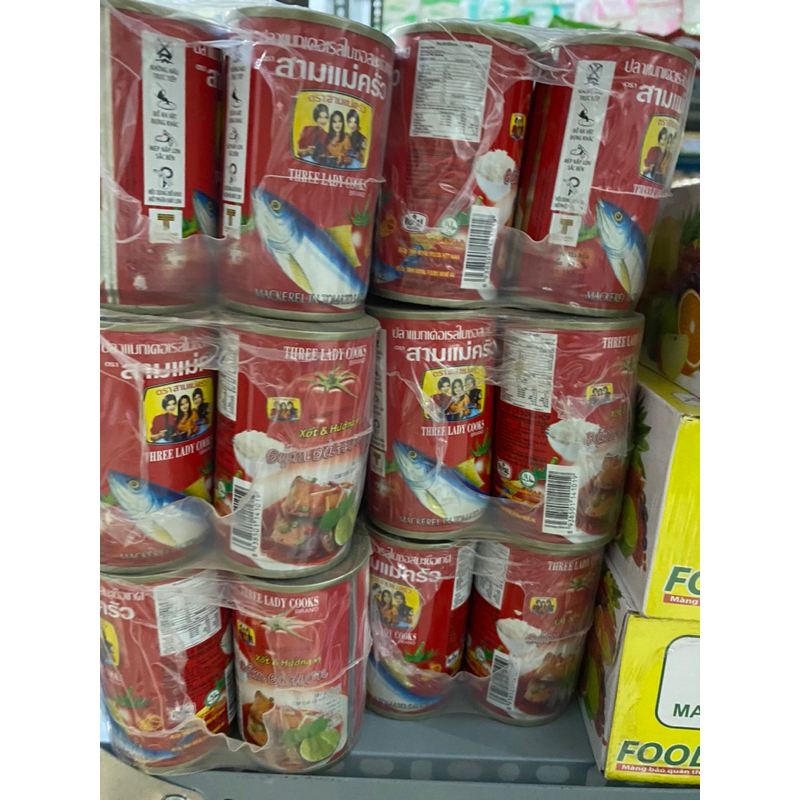 CÁ MÒI 3cô gái lon 155g