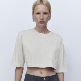 [Zara Auth] Áo Thun Croptop Zara Auth