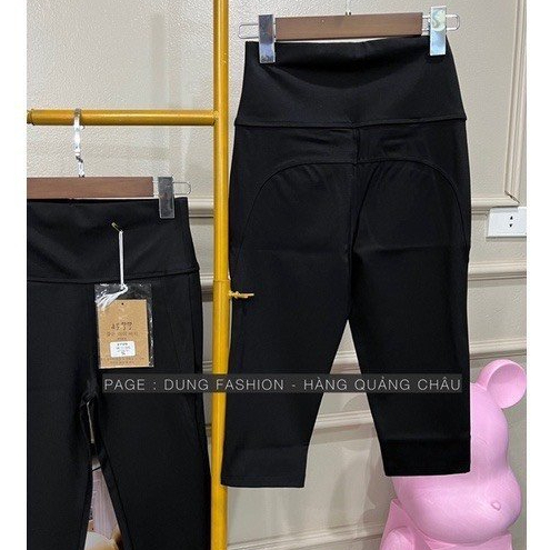 Bigsize QUẦN LEGGING LỬNG NÂNG MÔNG CẠP CAO dài qua gối CÁ TÍNH hàng UMI loại 1