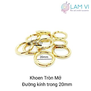 💞 sỉ 10 cái khoen tròn mở 15mm 20mm 25mm 💞