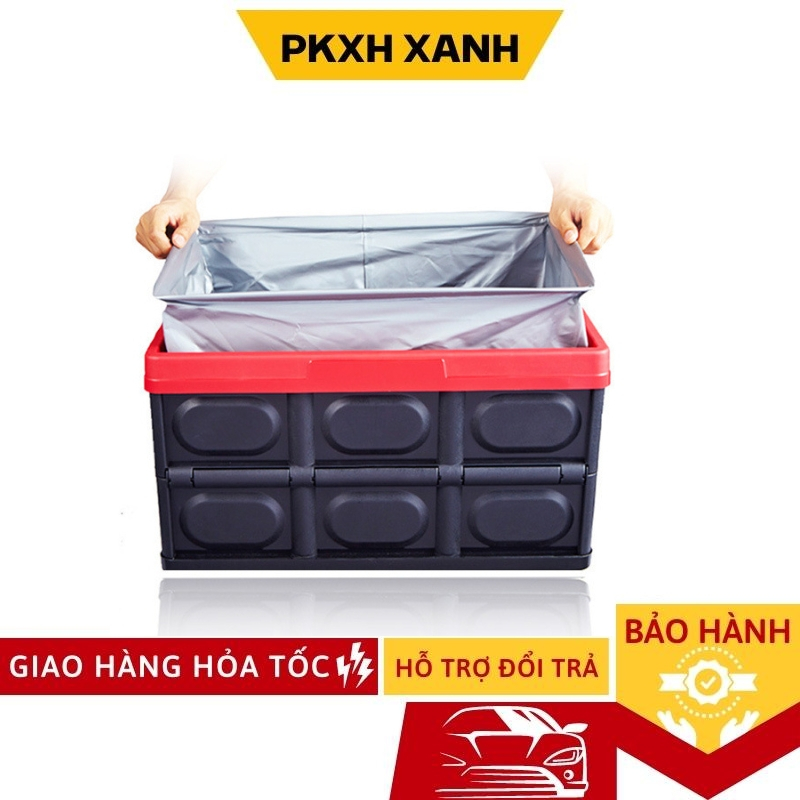 Thùng Đựng Đồ Ô Tô, Hộp Đựng Đồ Ô Tô Gấp Gọn Dung Tích 56 Lít Để Cốp Sau Siêu Tiện Lợi