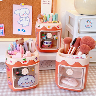 Ống đựng bút Mũi Heo nhiều ngăn để đồ dùng học tập đẹp hình hộp mini trang trí decor bàn học sinh dễ thương giá rẻ
