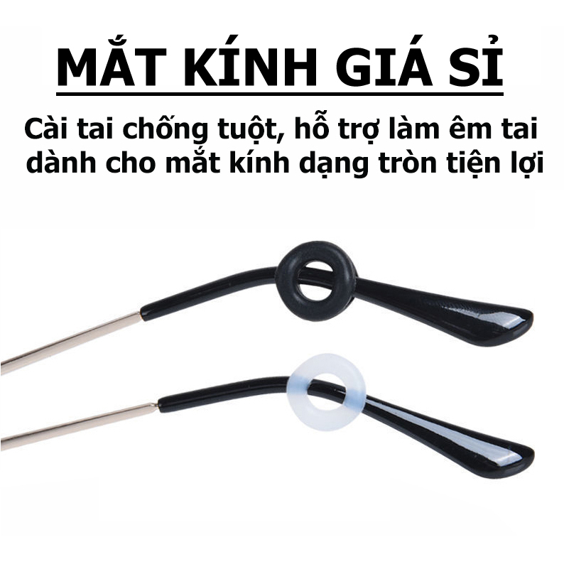 CT101 Cài tai, Cài đuôi kính chống tuột, làm êm tai, cố định kính khi chơi thể thao, hình tròn tiện lợi