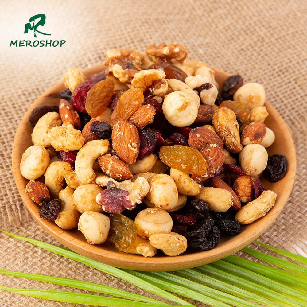 500GRAM GRANOLA NGŨ CỐC SIÊU HẠT 100% HẠT - KHÔNG YẾN MẠCH NƯỚNG MẬT ONG