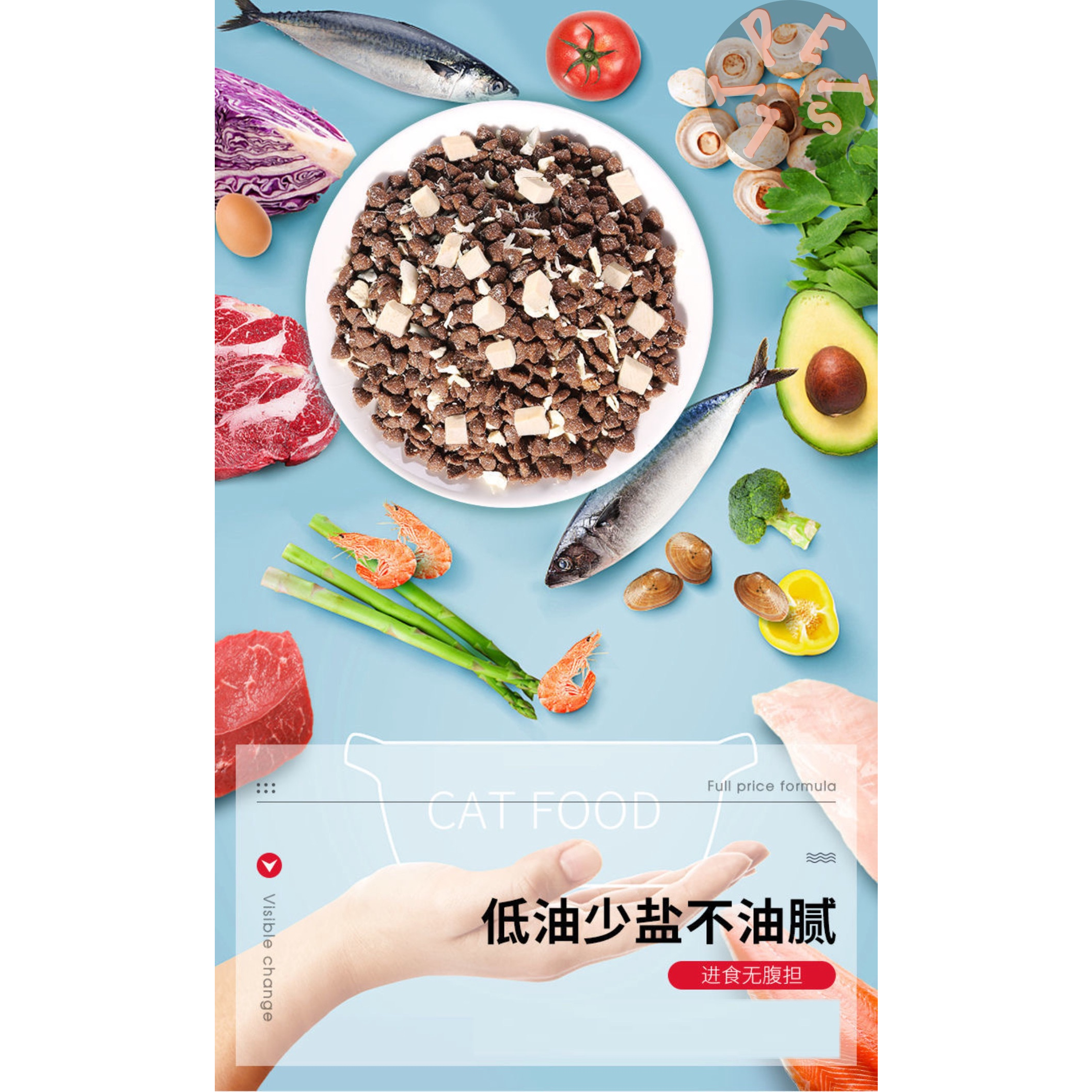 Hạt CaptainBen mix thịt gà tươi sấy nguyên chất 100% chính hãng- Bao bì mới
