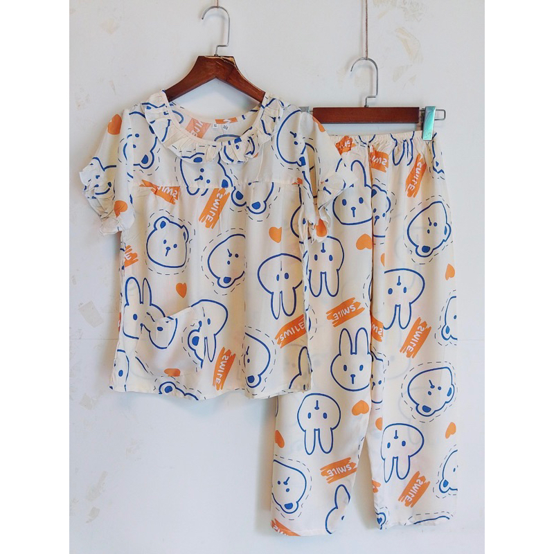 (SIZE 2XL: 43-46kg) Bộ tole TAY DÀI QUẦN DÀI BÉ GÁI