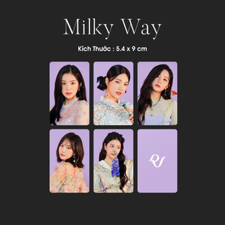 Set 5 card red velvet milky way