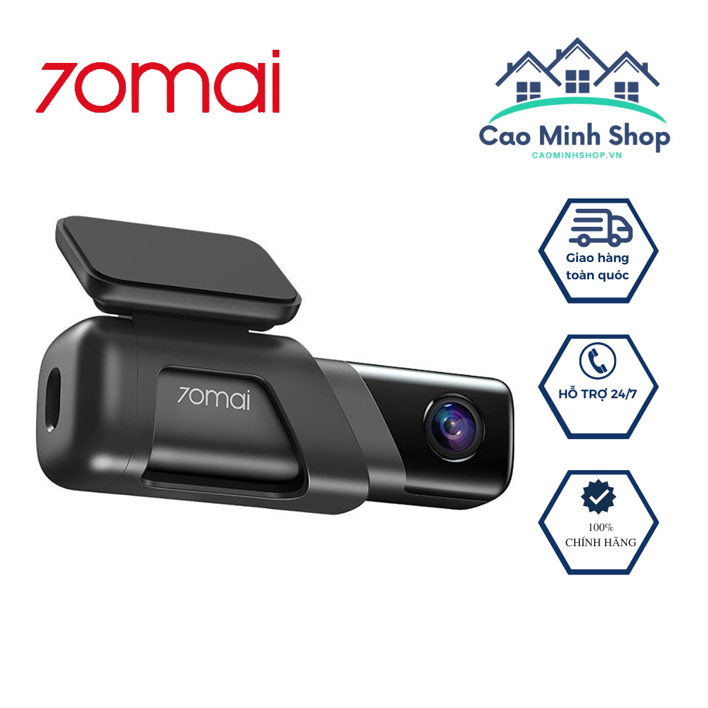 Camera hành trình 70Mai Dash Cam M500, bản quốc tế, độ nét cao, bảo hà