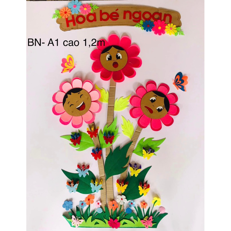 Góc Steam - Góc Bé Ngoan A1 ( Steam mầm non- Hình thủ công bằng giấy bìa carton mầm non)