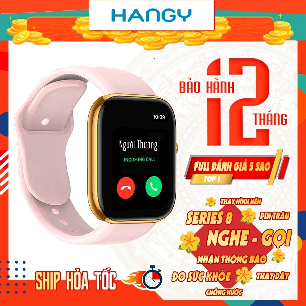 Đồng hồ thông minh T700 Màn hình Super AMOLED, viền thép Nghe Gọi 2 Chiều 2023 Bảo Hành 6 Tháng 1 Đổi 1