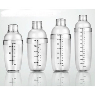 Bình sharker nhựa PP, Bình lắc pha chế 500ml/700ml