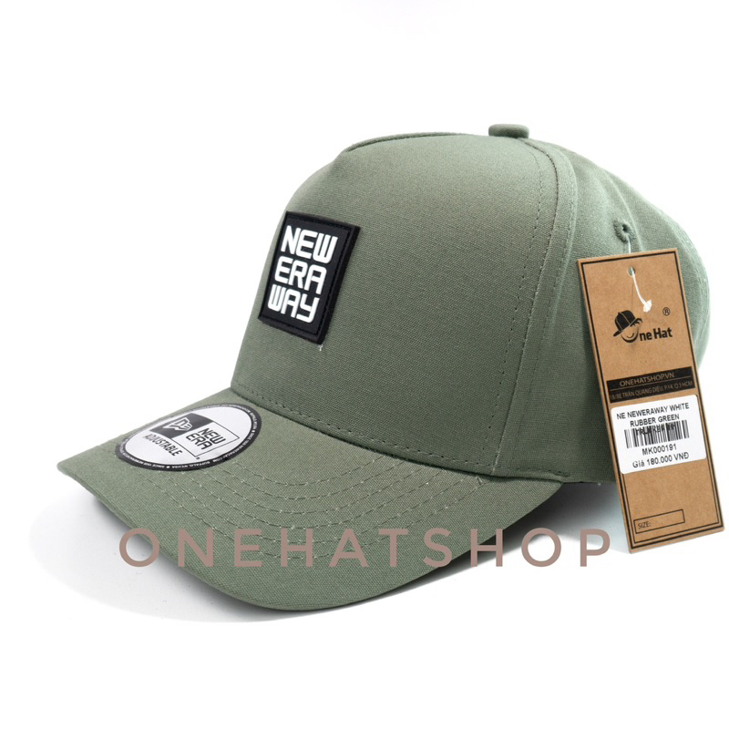 Nón lưỡi trai fom vuông trucker logo caosu rubber quai dây rút chất lượng cao