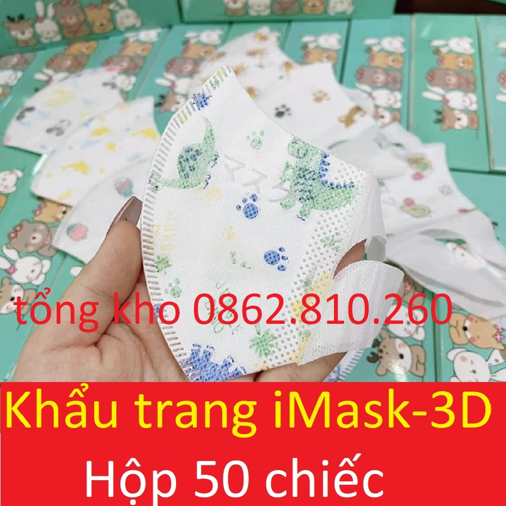 Khẩu trang y tế trẻ em imask 3d medical mask for kids
