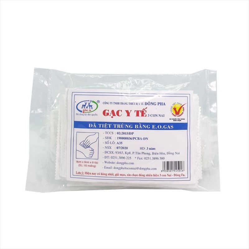 Gạc y tế 8*9 b10miếng