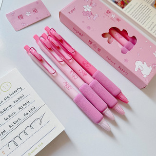  Bút gel Lopet Sakura Rabbit đệm bông siêu êm LT - 1302