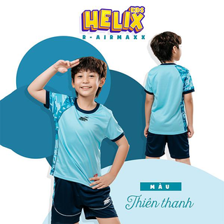 Bộ quần áo thể thao trẻ em riki helix kids