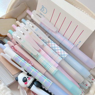  Bút gel Vience Genki Candy họa tiết caro, đệm tay cao su êm ái GP90913