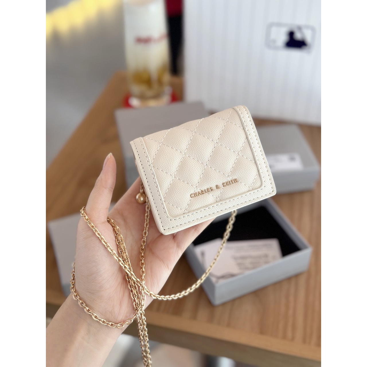 Ví ck mini trám bo viền hàng xuất dư chuẩn 1:1 fullbox