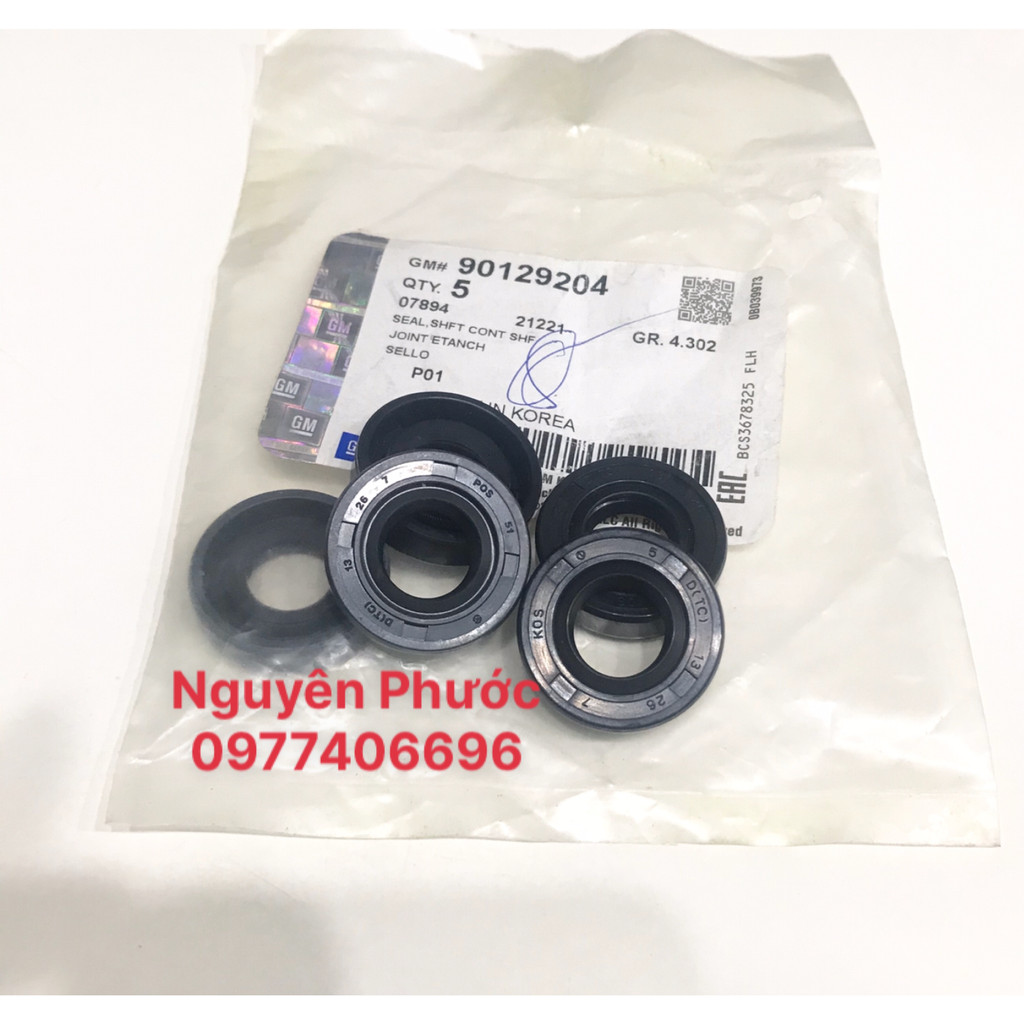 Phớt trục chuyển số / Phớt cần đi số DEAWOO/CHEVROLET LACETTI, LANOS, GENTRA, AVEO, NUBIRA.. Hàng GM chính hãng 90129204