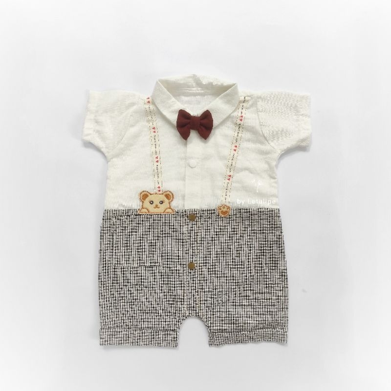 Bộ liền hoàng tử phong cách Hàn Quốc cho bé sơ sinh