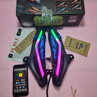  BỘ ĐÈN DEMI AUDI I8 GẮN CHO XE WINNER V1   GTR CHỈNH MÀU BẰNG APP BLUETOOTH TẶNG KÈM CỤC CHỚP ĐIỆN TỬ. 