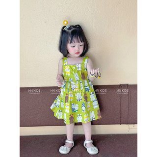 Váy thô lụa siêu xinh cho bé gái