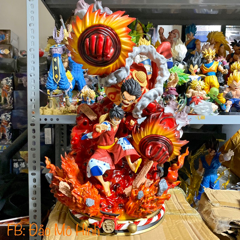 Mô Hình Nhân Vật Luffy Gear 4 Wano 50cm Siêu To, Figure Luffy - Mô Hình One Piece