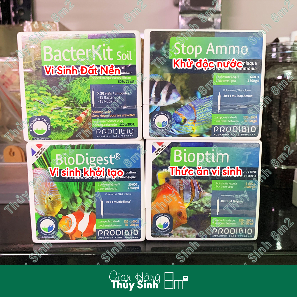 Bộ Vi Sinh Đất Nền Bacter Kit Soil Prodibio | Vi Sinh Cho Phân Nền Thủy Sinh | 8m2