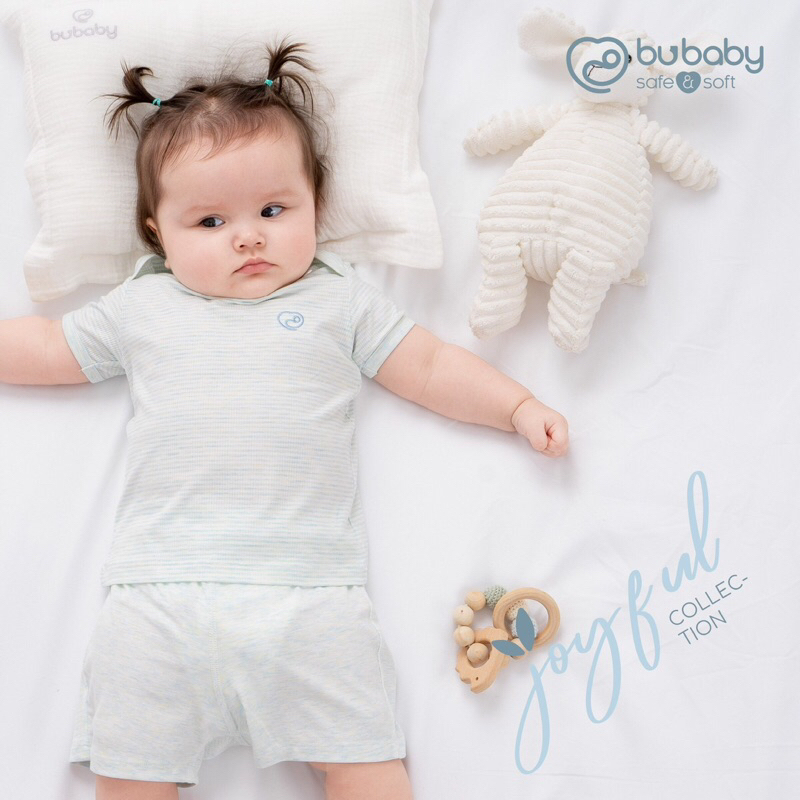 Bubaby ngắn tay cổ chồm Joyful - BU Siro BSR130500