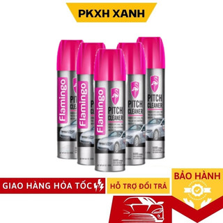 Bình sịt vệ sinh nội thất ô tô làm sạch ghế da flamingo f002 650ml