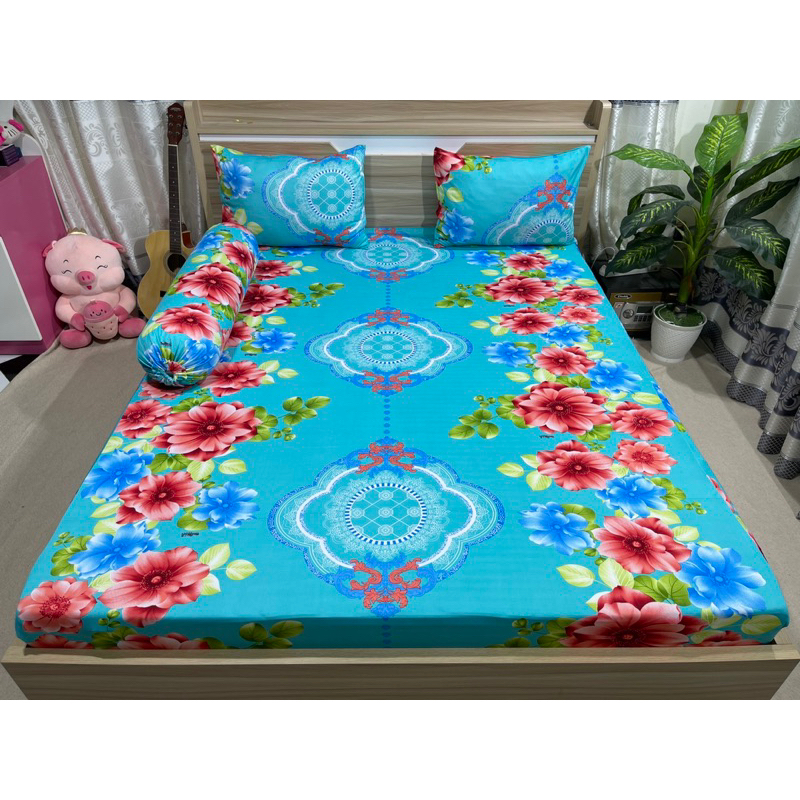 Sỉ lẻ vải thun in 3D may gối ga trải giường