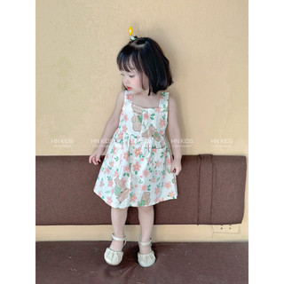 Váy thô lụa siêu xinh cho bé gái